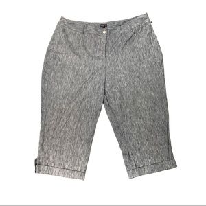 Rafaella Gray Capri Pants